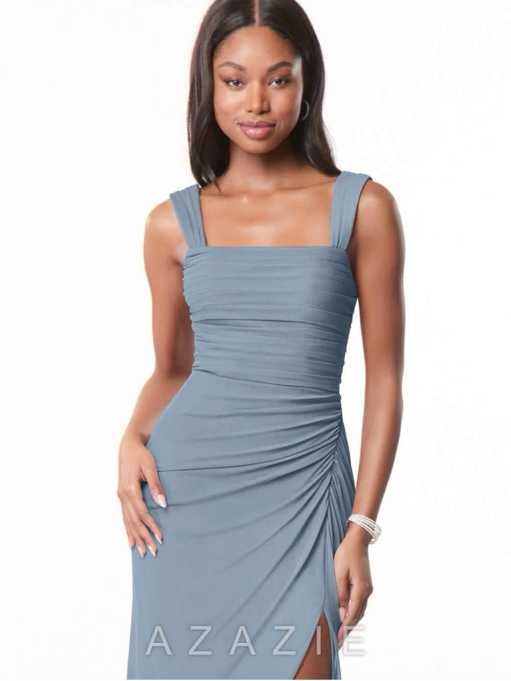 Azazie Jesaphine Dusty Blue